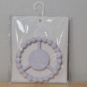 Shabby Chick White Silicone Teether - 3M+ NEW / SEALED